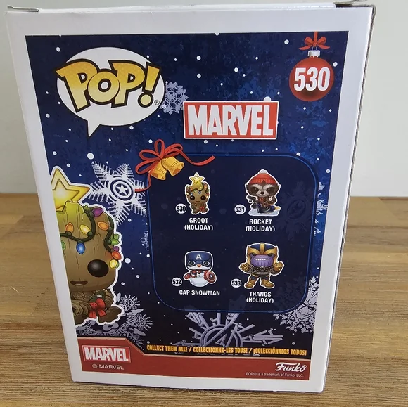 NEW FUNKO Number 530 Groot Holiday Collectible Figurine - Picture 2 of 3